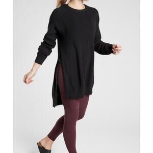 Athleta Black Crew Neck Sweater